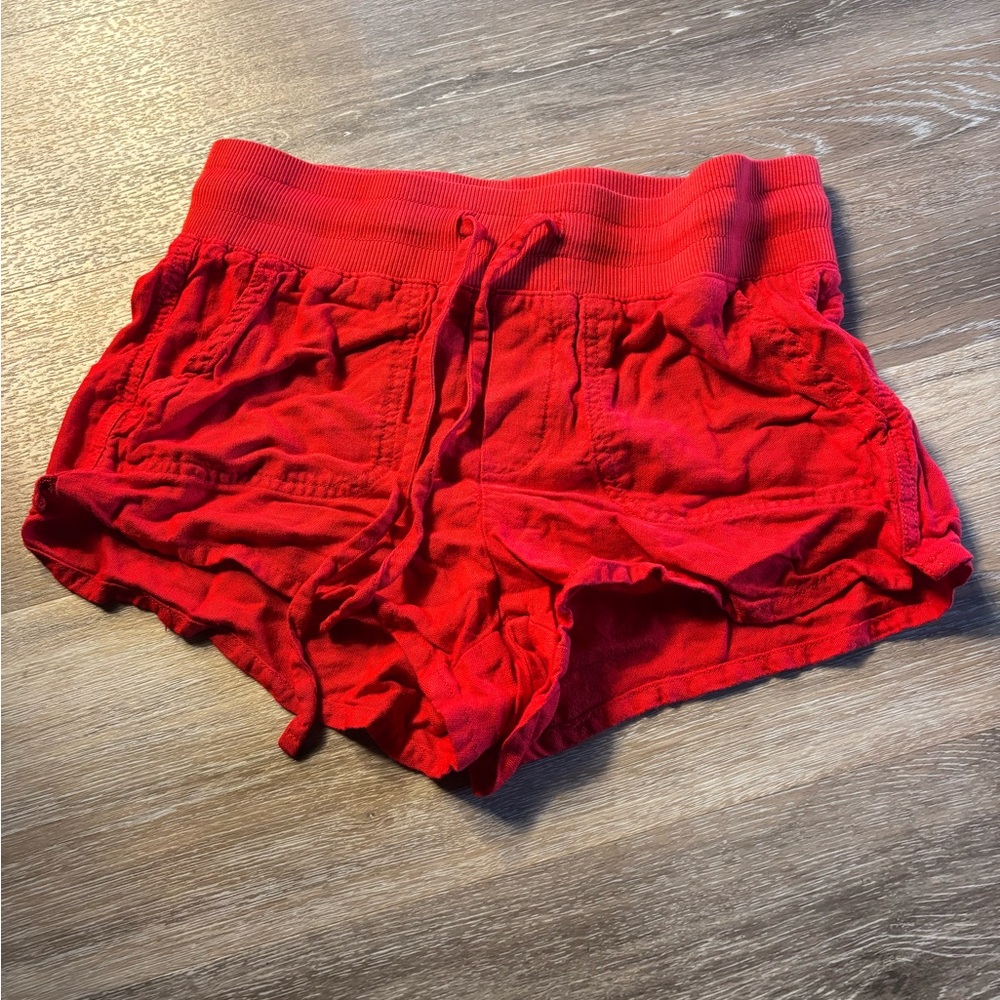 No Boundaries Bright Red Women's Athletic Shorts